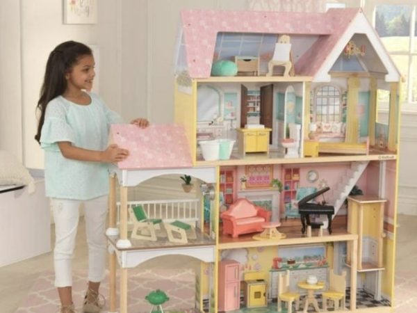 KidKraft Lola Mansion Wooden Dollhouse with 30 Accessories only $50 shipped!
